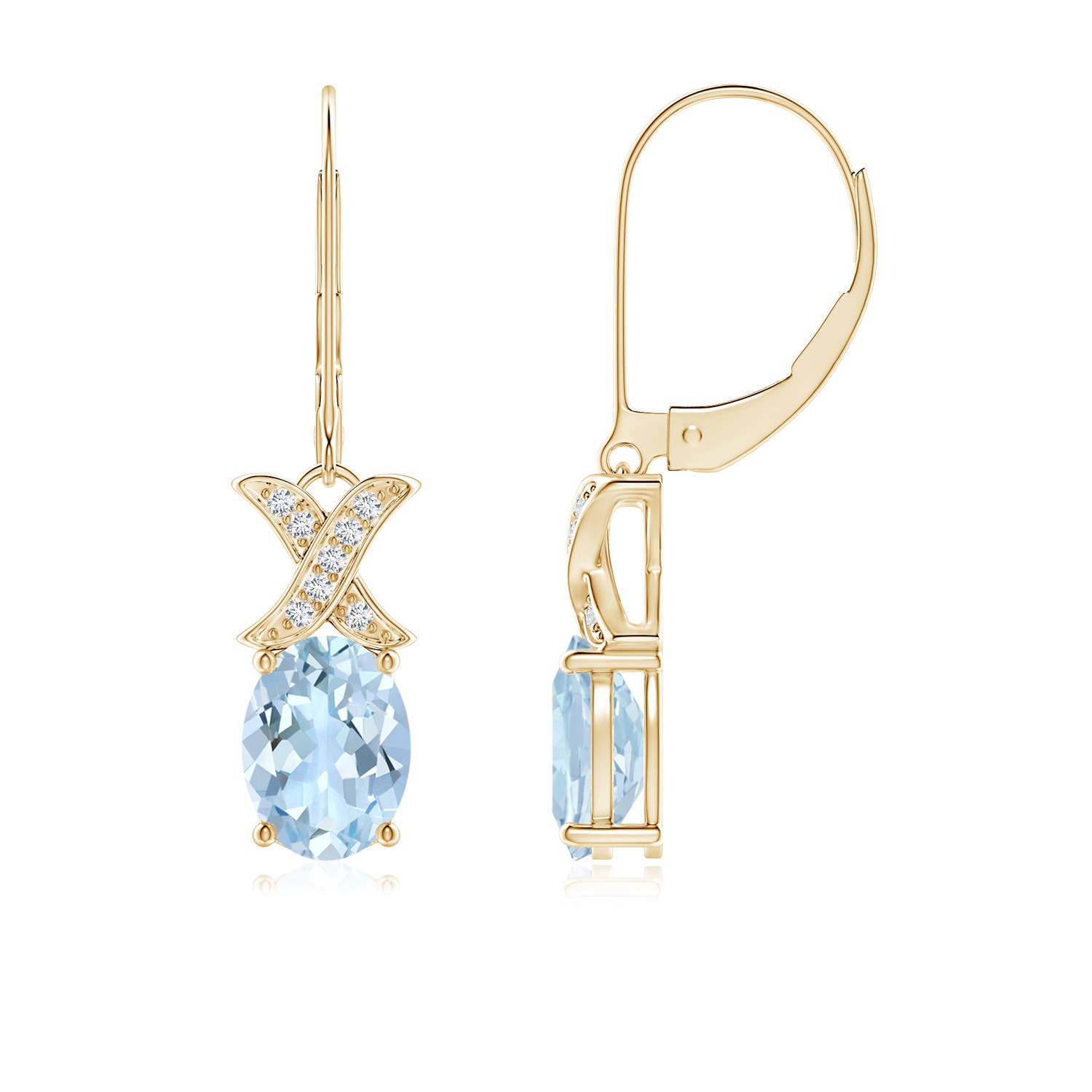 AA - Aquamarine / 2.08 CT / 14 KT Yellow Gold