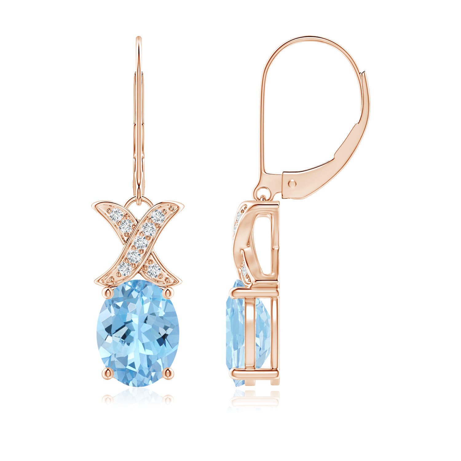 AAAA - Aquamarine / 3.1 CT / 14 KT Rose Gold