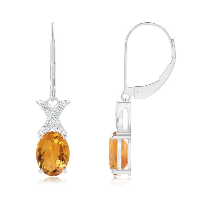 AA - Citrine / 2.28 CT / 14 KT White Gold