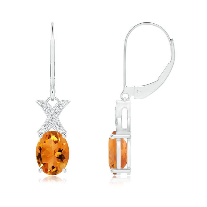 AAA - Citrine / 2.28 CT / 14 KT White Gold