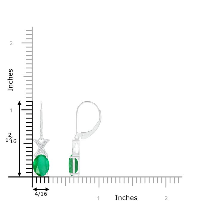 A - Emerald / 2.28 CT / 14 KT White Gold