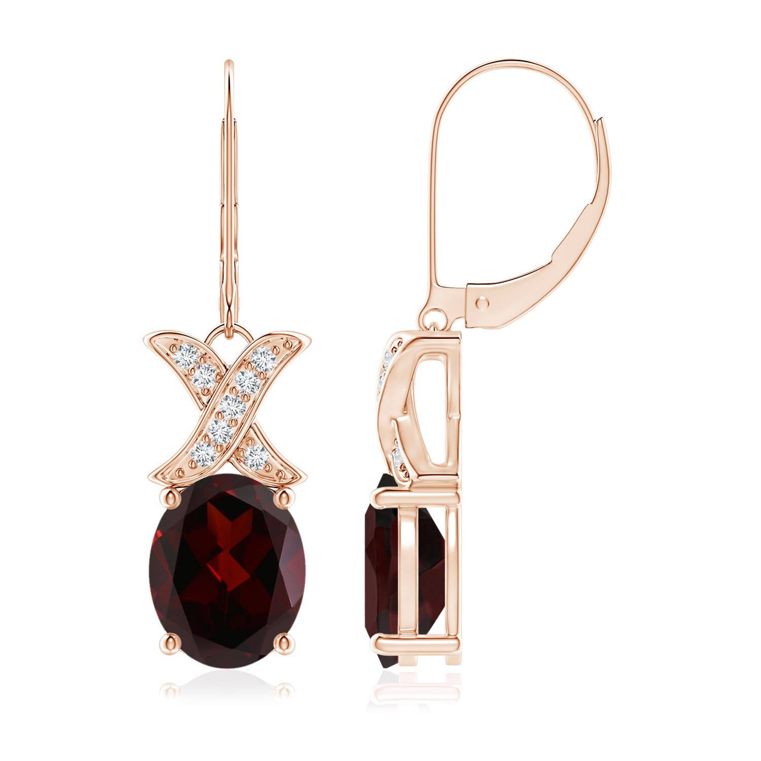 A - Garnet / 6.03 CT / 14 KT Rose Gold