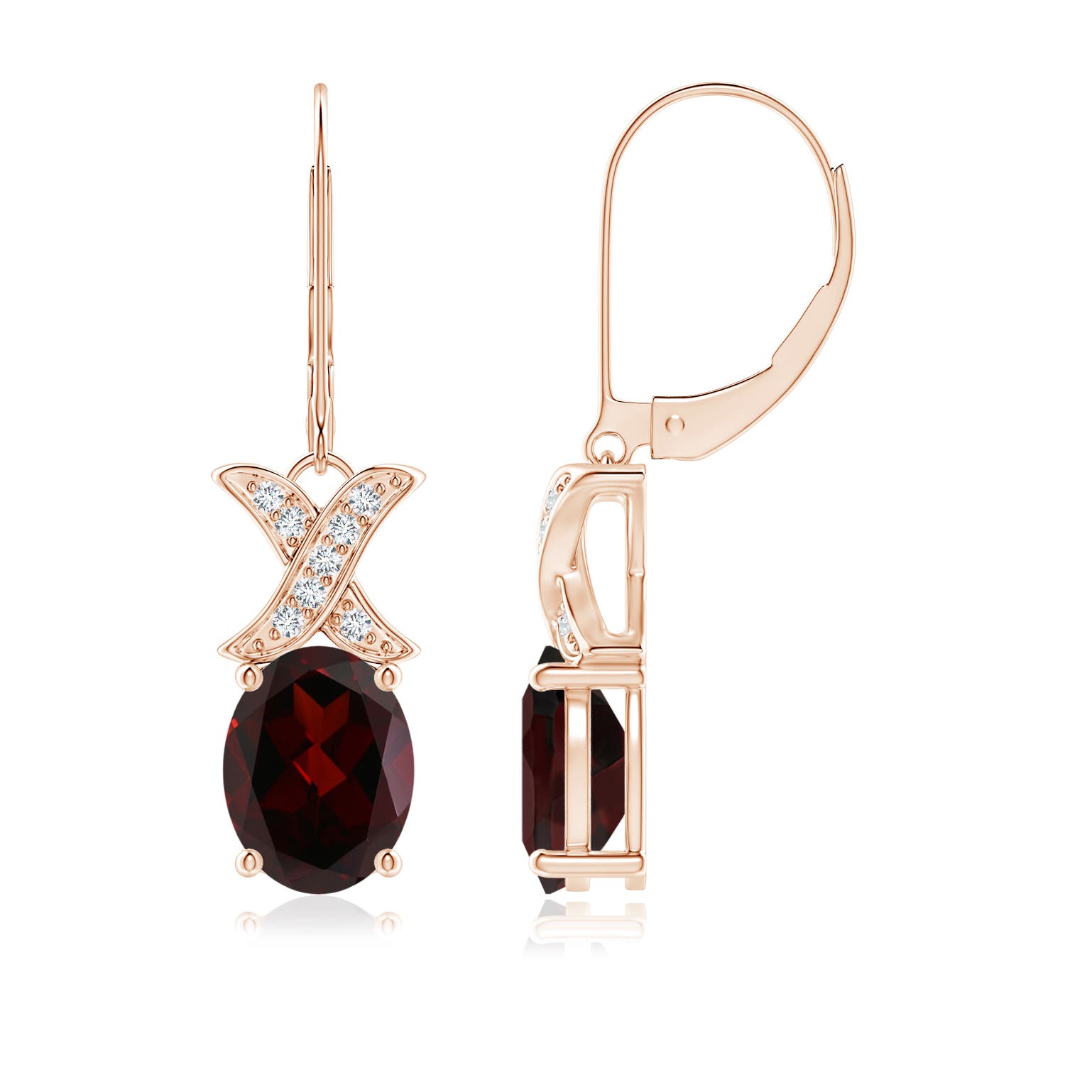 A - Garnet / 4.1 CT / 14 KT Rose Gold