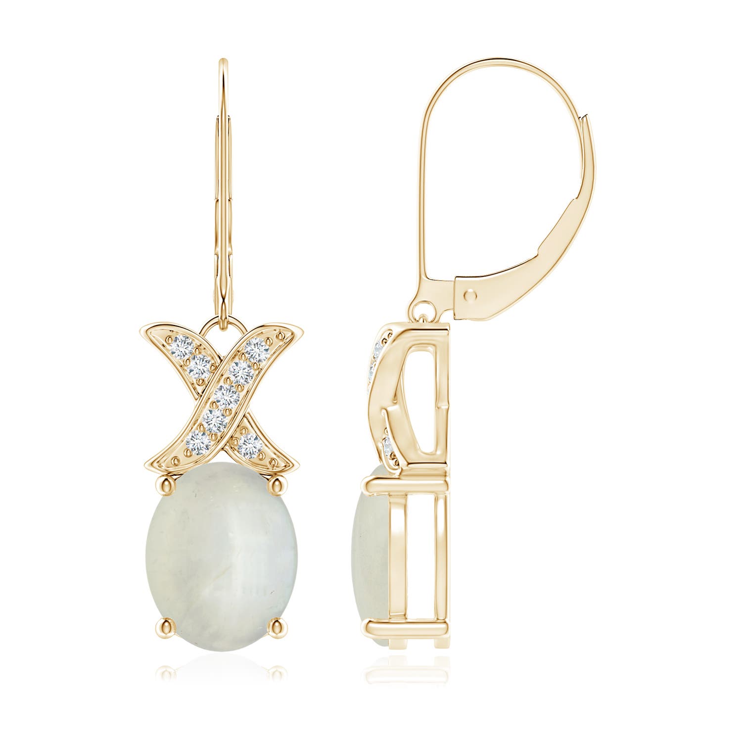 AA - Moonstone / 5.13 CT / 14 KT Yellow Gold