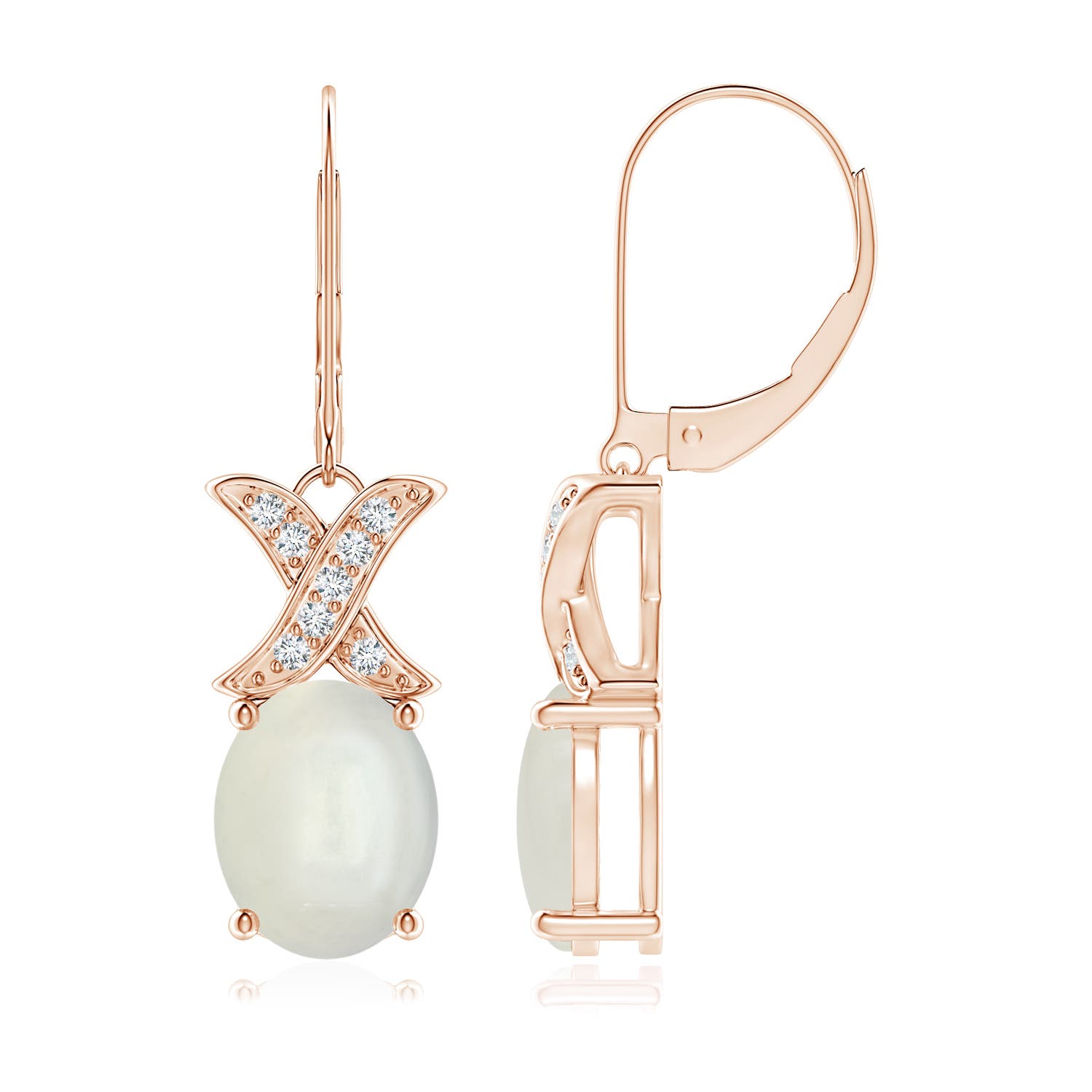 AAAA - Moonstone / 5.13 CT / 14 KT Rose Gold