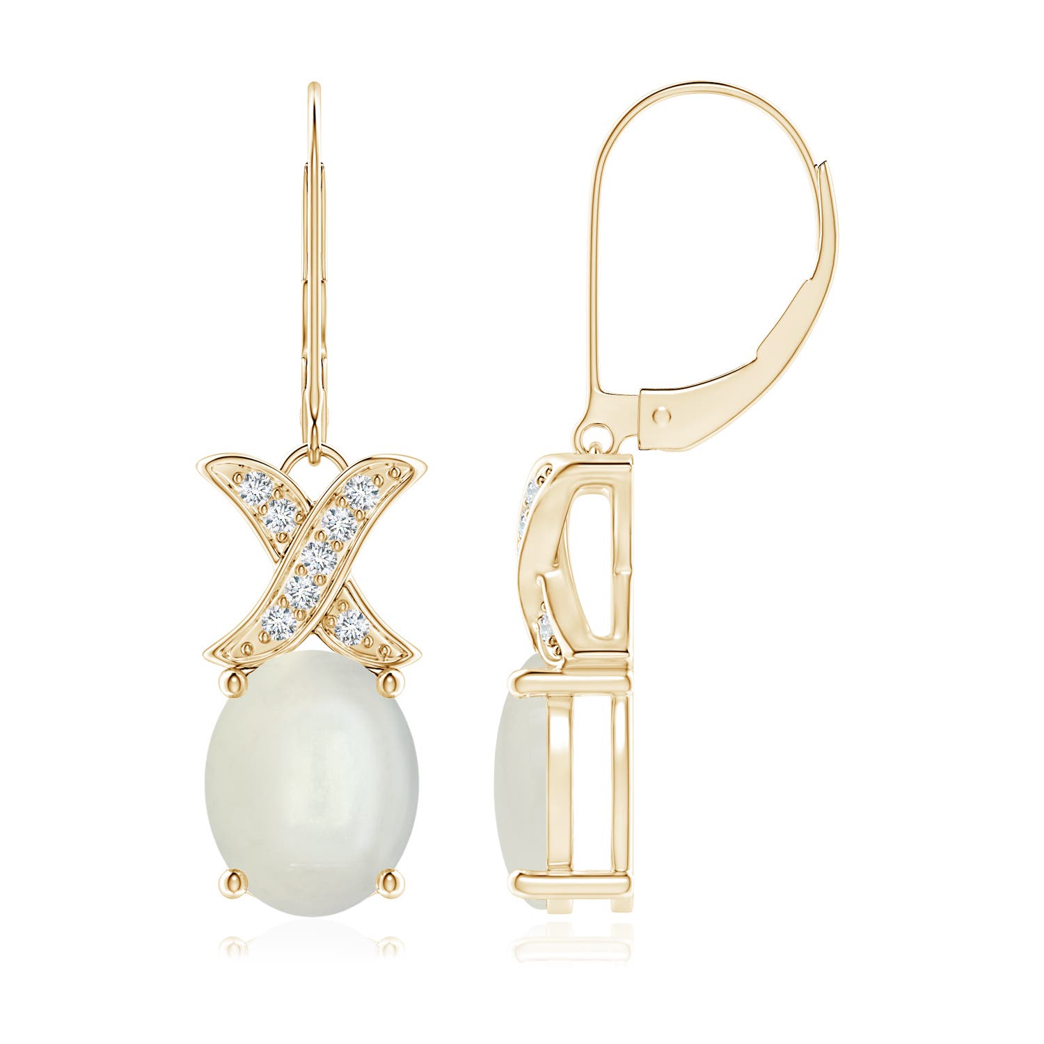 AAAA - Moonstone / 5.13 CT / 14 KT Yellow Gold