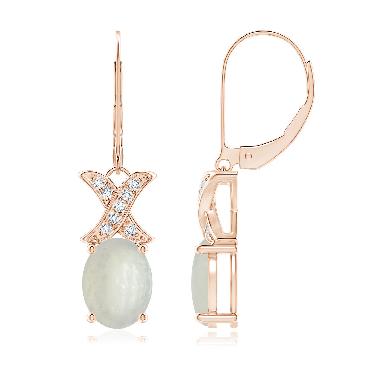 A - Moonstone / 3.5 CT / 14 KT Rose Gold