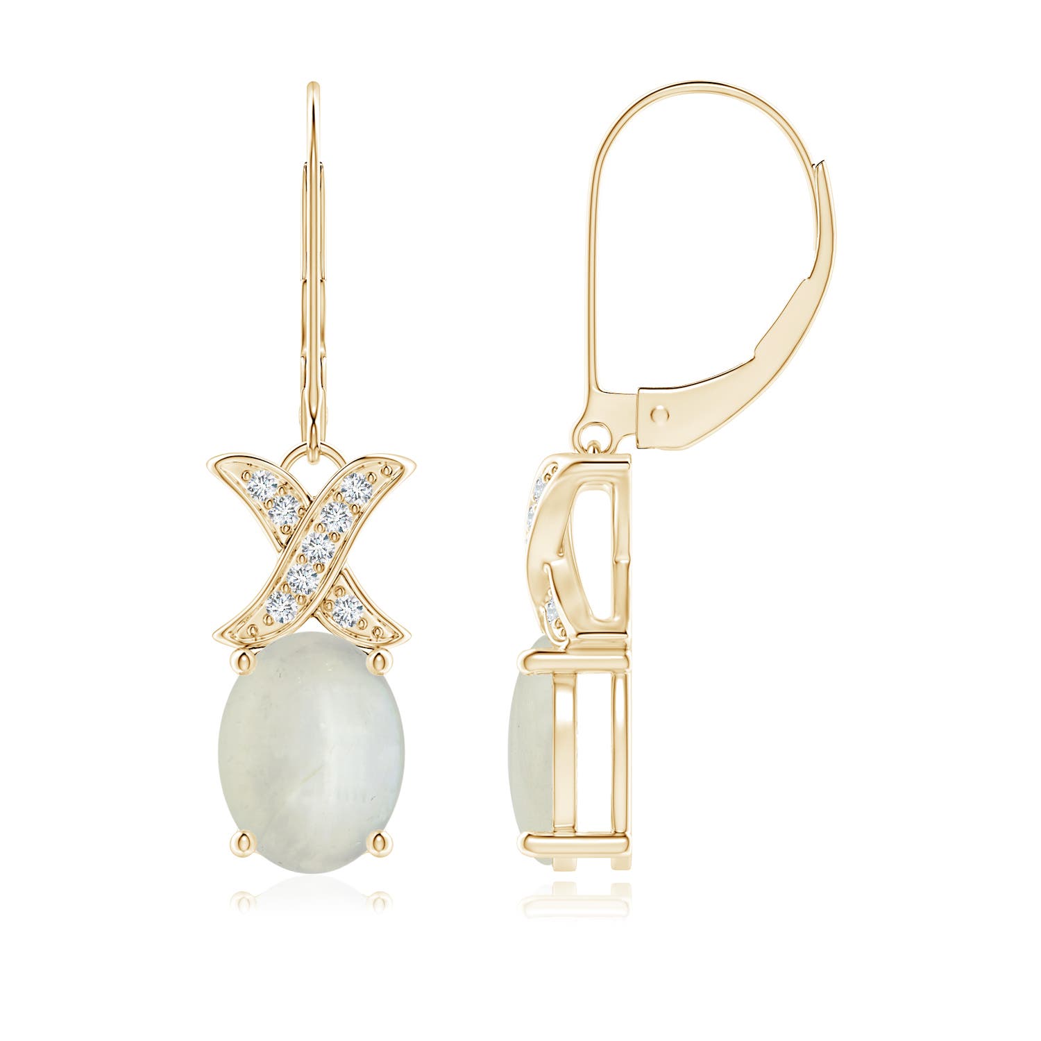 AA - Moonstone / 3.5 CT / 14 KT Yellow Gold