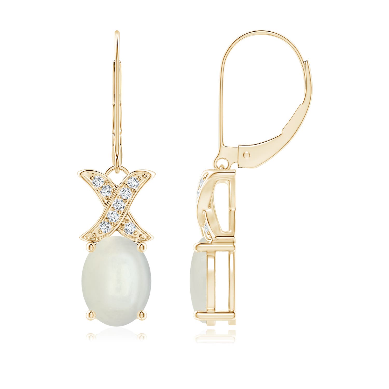 AAAA - Moonstone / 3.5 CT / 14 KT Yellow Gold