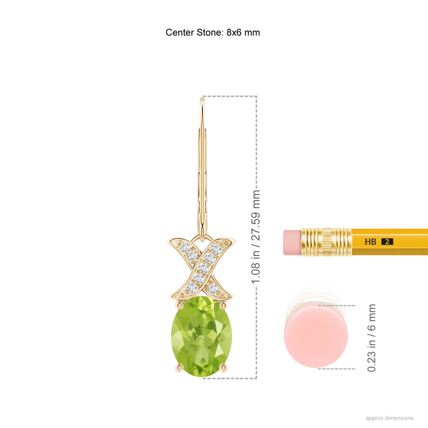 AA - Peridot / 2.78 CT / 14 KT Yellow Gold