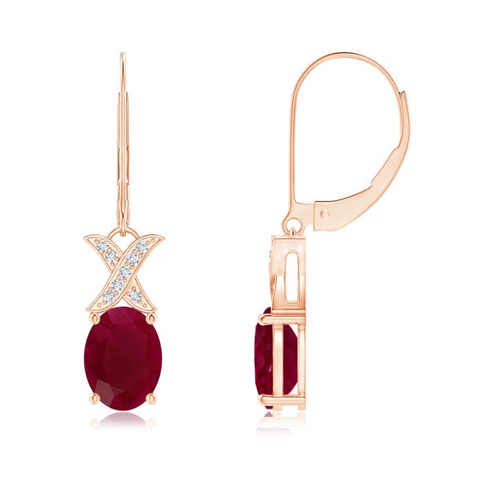 A - Ruby / 2.58 CT / 14 KT Rose Gold