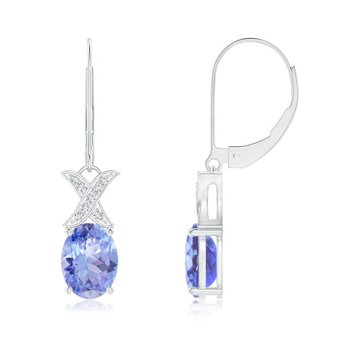 A - Tanzanite / 2.58 CT / 14 KT White Gold