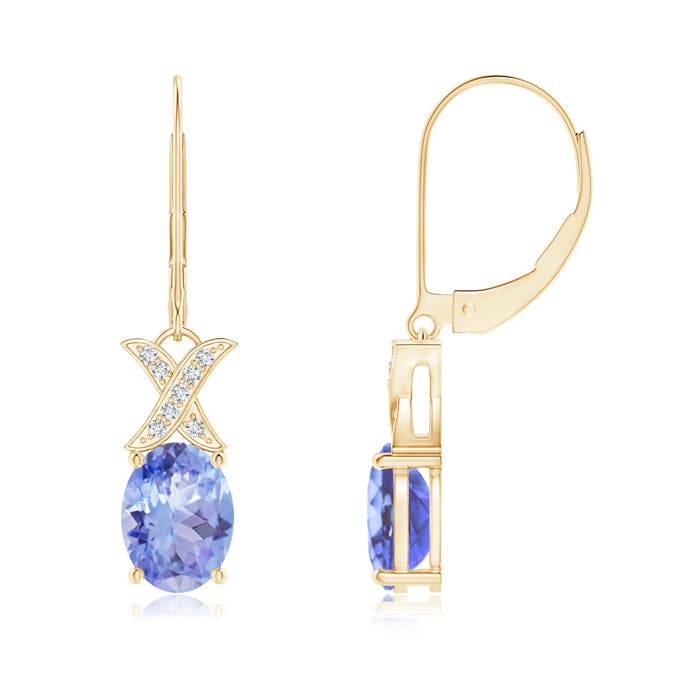 A - Tanzanite / 2.58 CT / 14 KT Yellow Gold