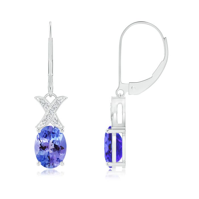 AA - Tanzanite / 2.58 CT / 14 KT White Gold