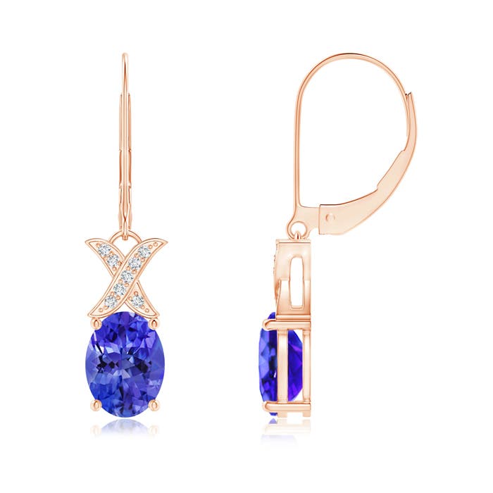 AAA - Tanzanite / 2.58 CT / 14 KT Rose Gold