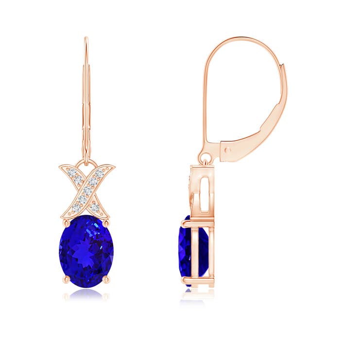 AAAA - Tanzanite / 2.58 CT / 14 KT Rose Gold