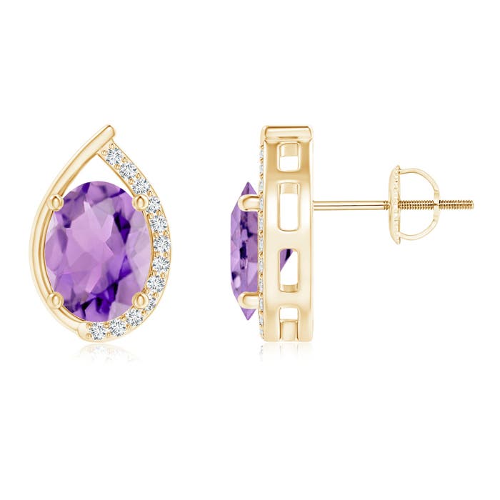 A - Amethyst / 2.42 CT / 14 KT Yellow Gold