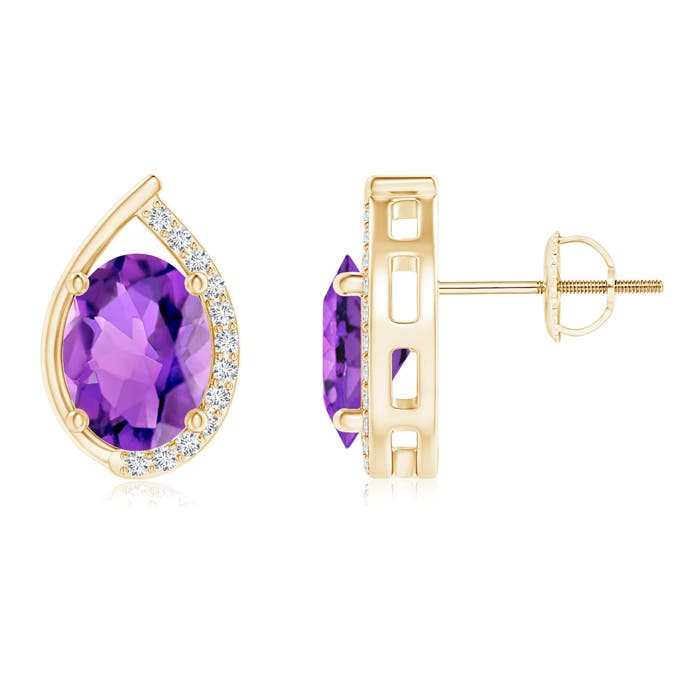 AAA - Amethyst / 2.42 CT / 14 KT Yellow Gold