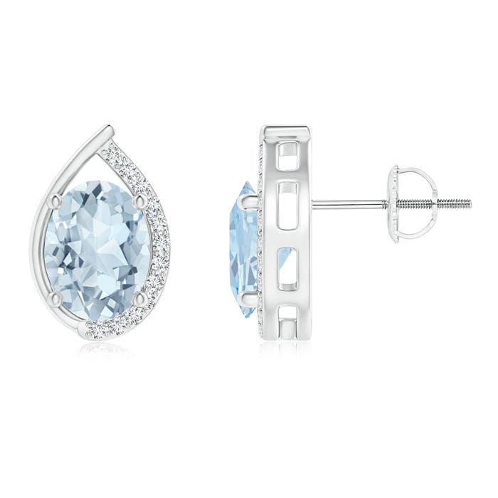 A - Aquamarine / 2.12 CT / 14 KT White Gold