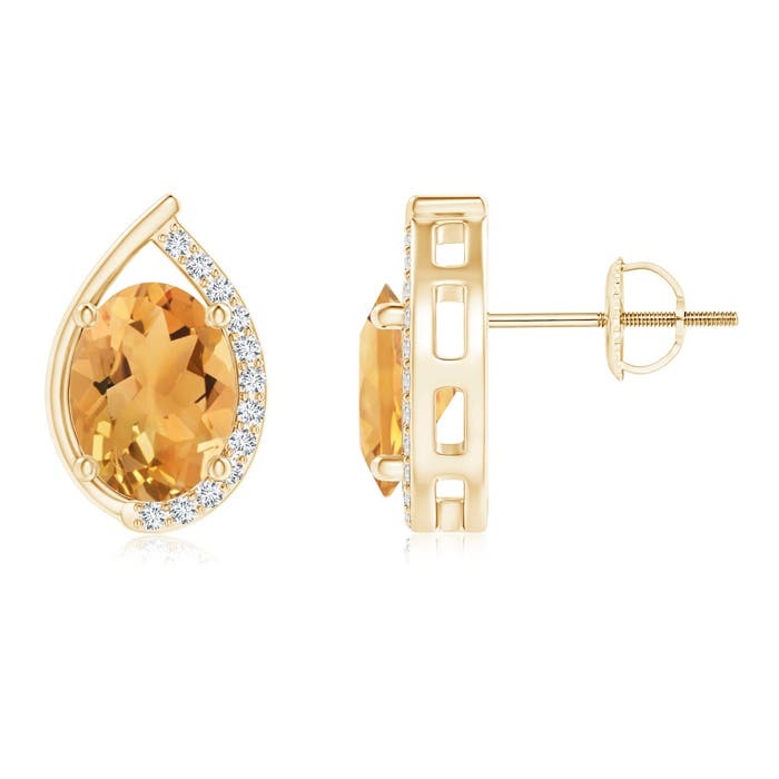 A - Citrine / 2.32 CT / 14 KT Yellow Gold