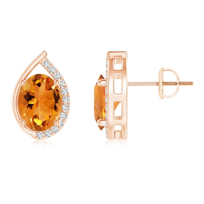 AAA - Citrine / 2.32 CT / 14 KT Rose Gold