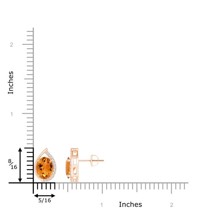 AAA - Citrine / 2.32 CT / 14 KT Rose Gold