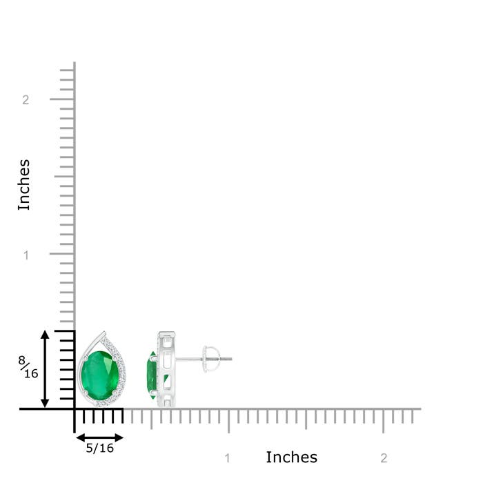 A - Emerald / 2.32 CT / 14 KT White Gold