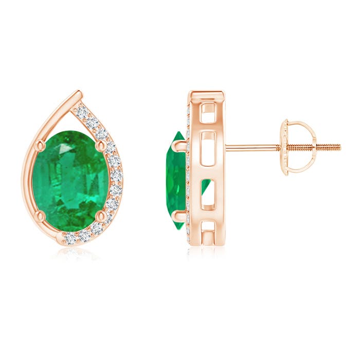 AA - Emerald / 2.32 CT / 14 KT Rose Gold