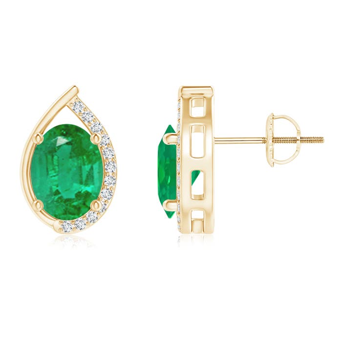 AA - Emerald / 2.32 CT / 14 KT Yellow Gold