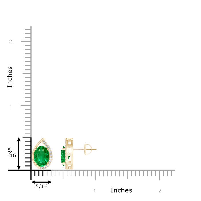 AAA - Emerald / 2.32 CT / 14 KT Yellow Gold