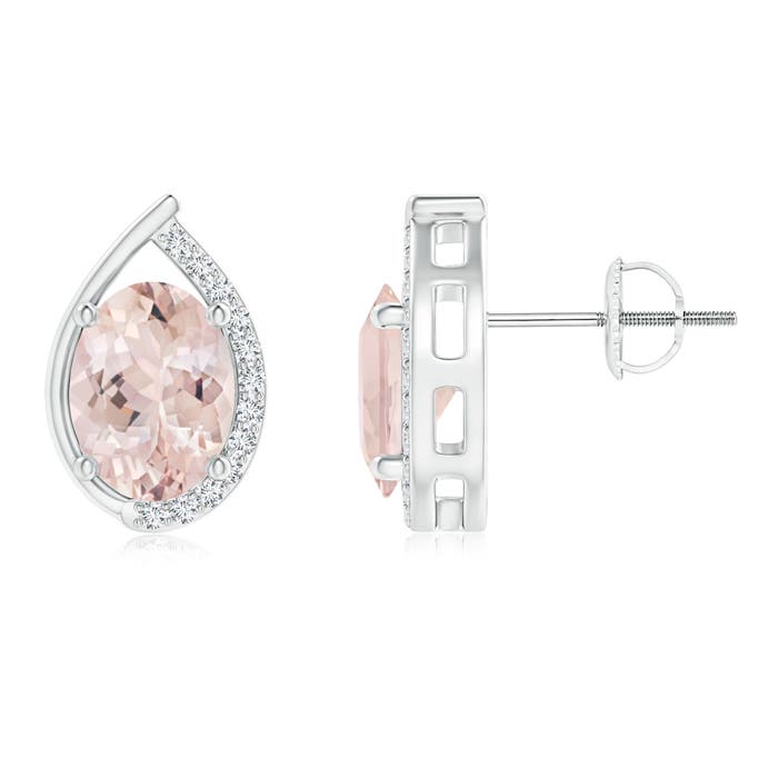 AA - Morganite / 2.32 CT / 14 KT White Gold