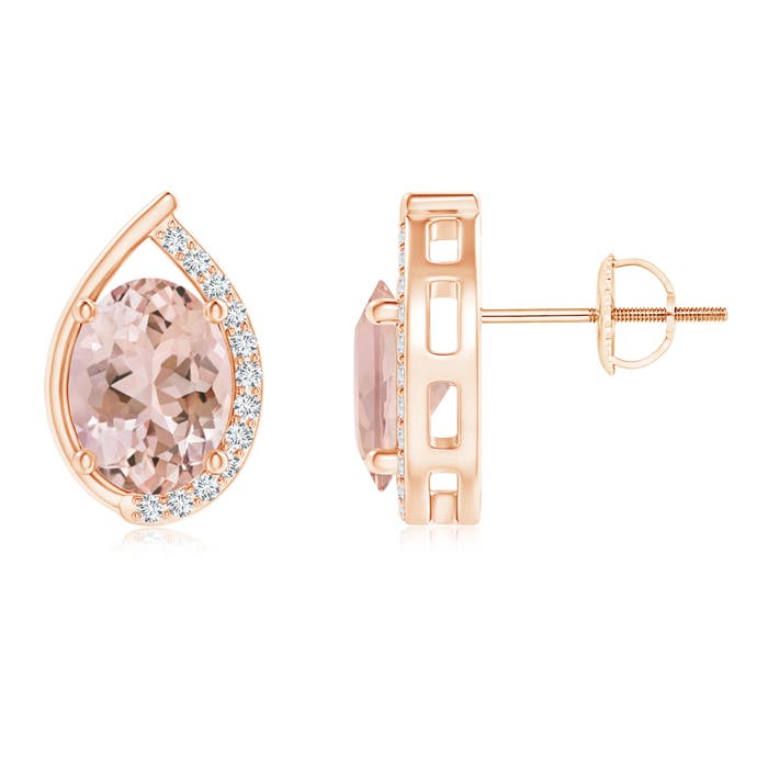 AAAA - Morganite / 2.32 CT / 14 KT Rose Gold