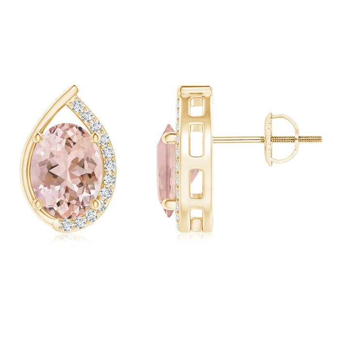 AAAA - Morganite / 2.32 CT / 14 KT Yellow Gold