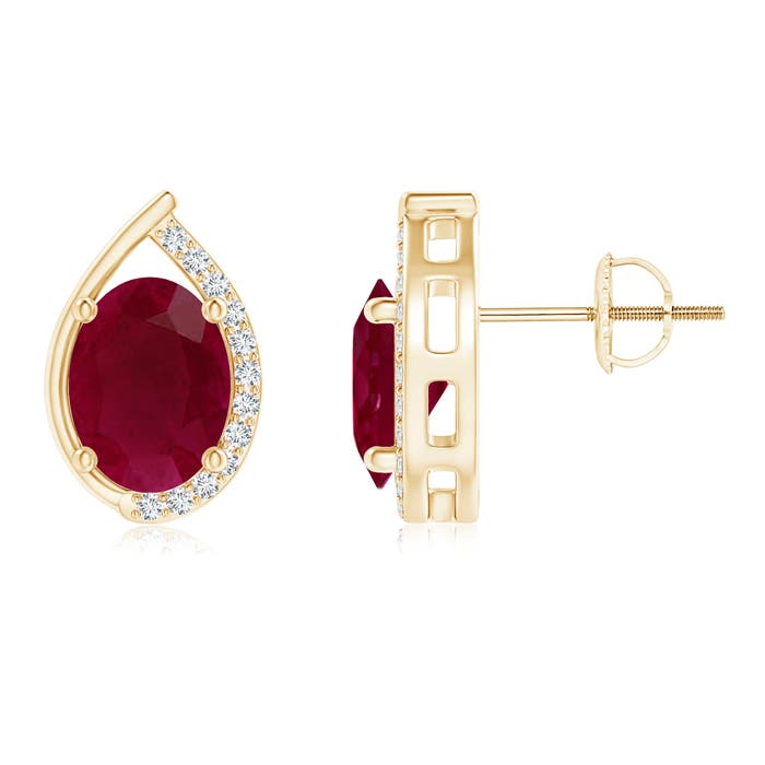 A - Ruby / 2.62 CT / 14 KT Yellow Gold