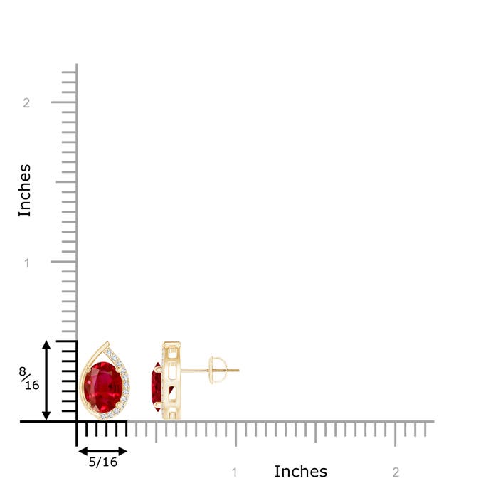 AAA - Ruby / 2.62 CT / 14 KT Yellow Gold