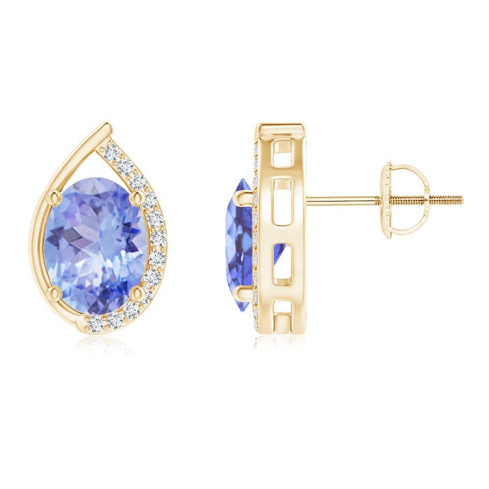 A - Tanzanite / 2.62 CT / 14 KT Yellow Gold