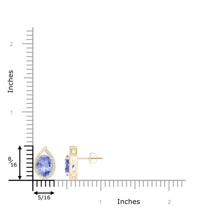 A - Tanzanite / 2.62 CT / 14 KT Yellow Gold