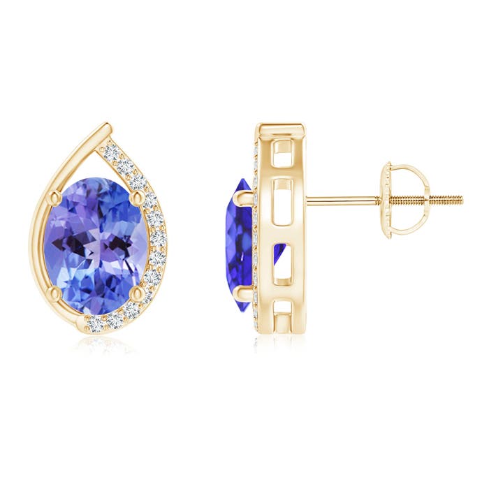 AA - Tanzanite / 2.62 CT / 14 KT Yellow Gold