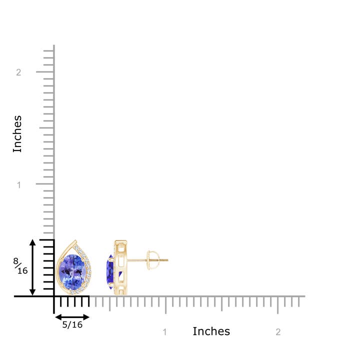 AA - Tanzanite / 2.62 CT / 14 KT Yellow Gold