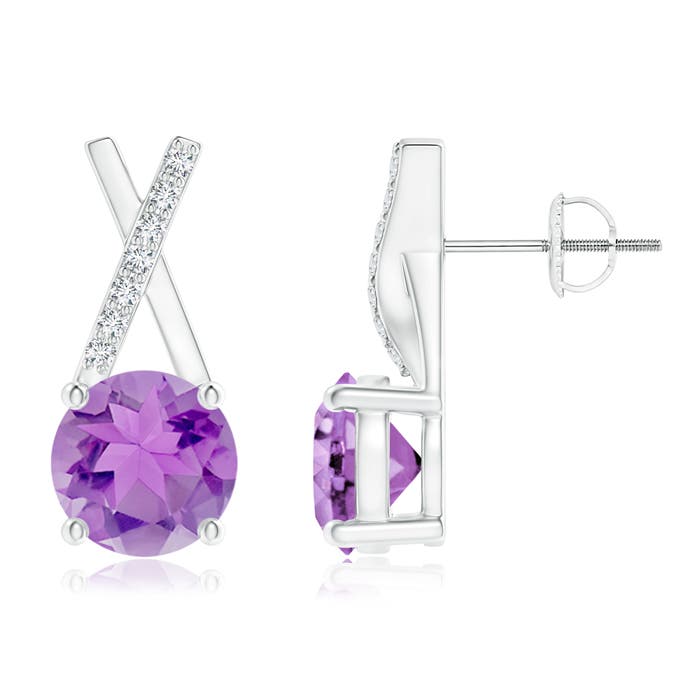 A - Amethyst / 1.67 CT / 14 KT White Gold