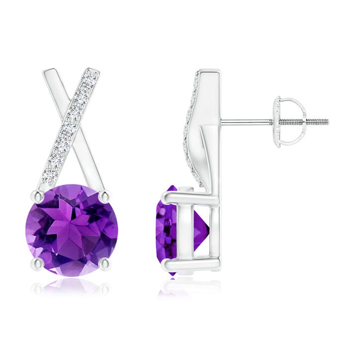 AAA - Amethyst / 1.67 CT / 14 KT White Gold