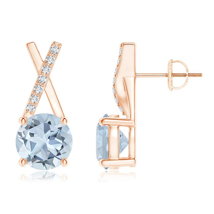 A - Aquamarine / 1.51 CT / 14 KT Rose Gold