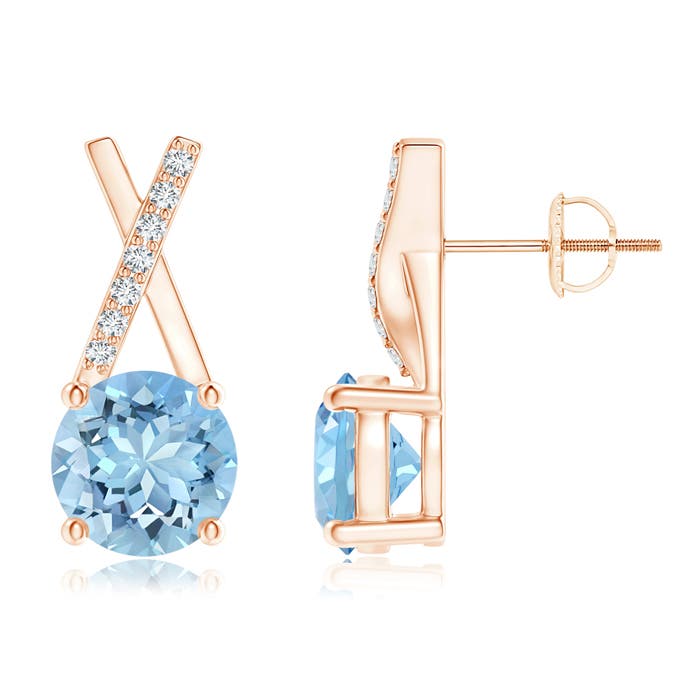 AAAA - Aquamarine / 1.51 CT / 14 KT Rose Gold