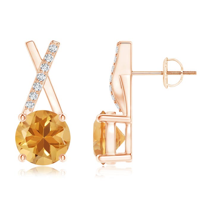 A - Citrine / 1.47 CT / 14 KT Rose Gold