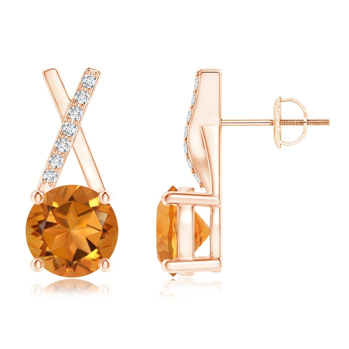 AAA - Citrine / 1.47 CT / 14 KT Rose Gold