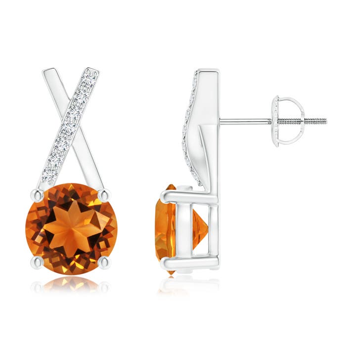 AAAA - Citrine / 1.47 CT / 14 KT White Gold