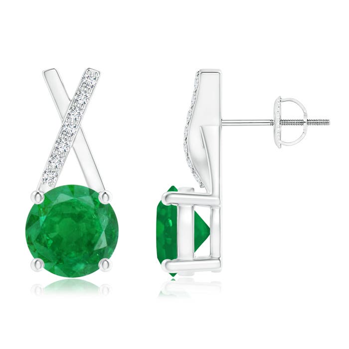 AA - Emerald / 1.57 CT / 14 KT White Gold