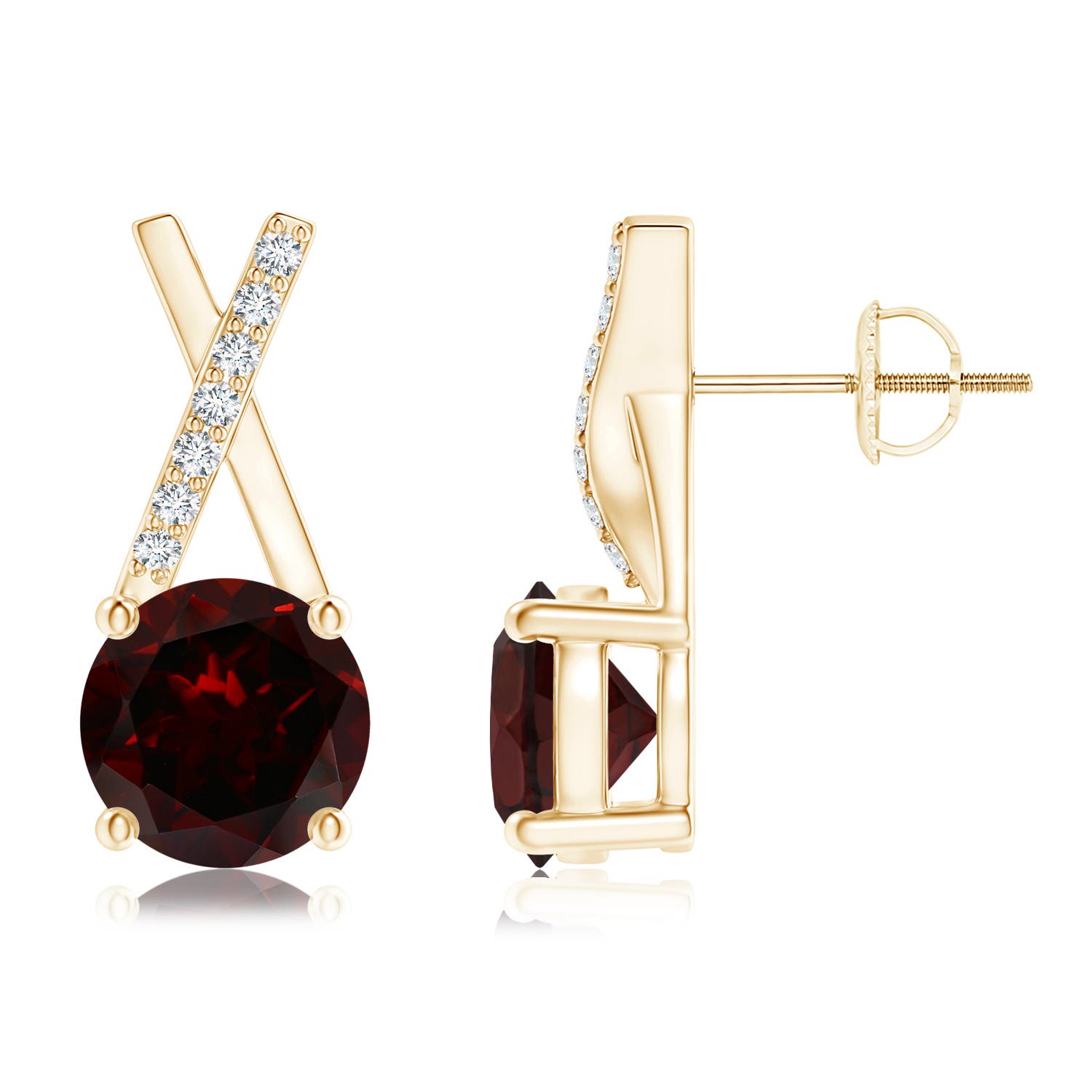 A - Garnet / 2.07 CT / 14 KT Yellow Gold