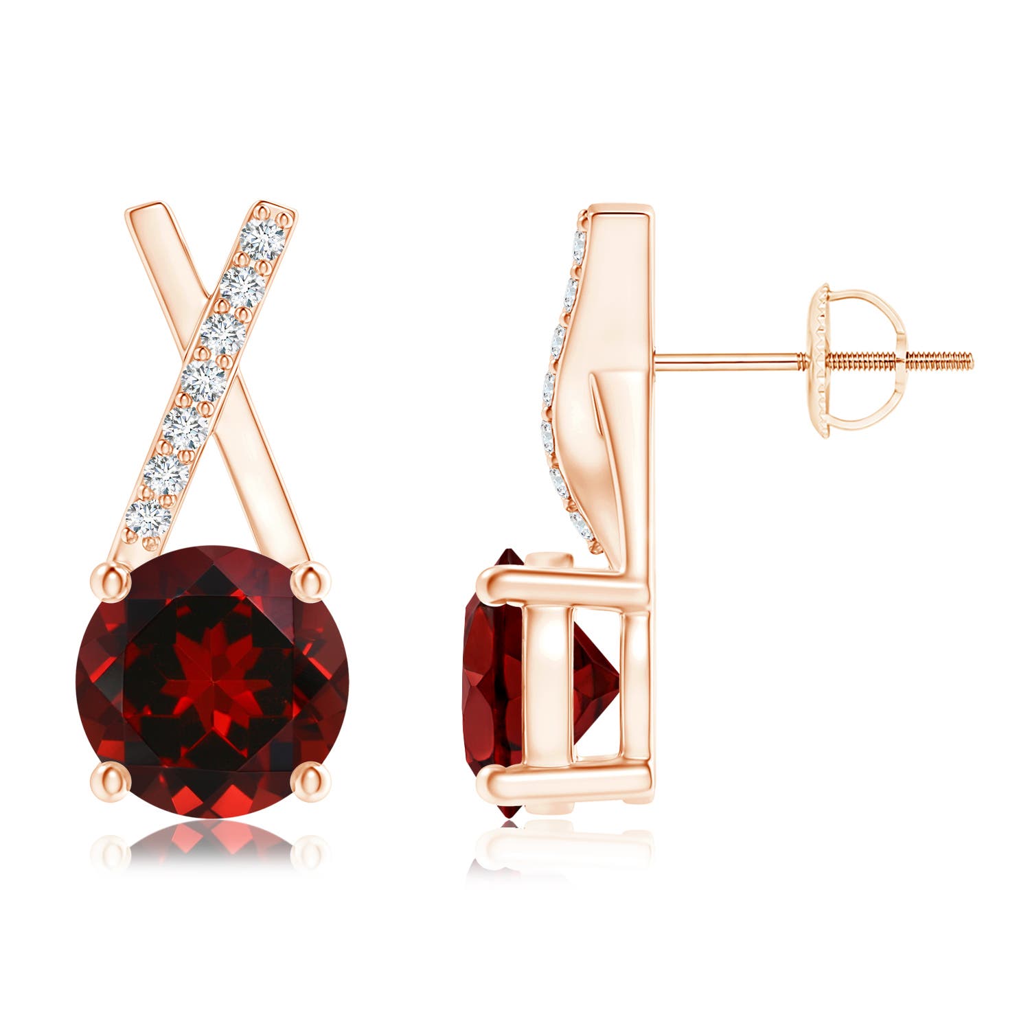 AAAA - Garnet / 2.07 CT / 14 KT Rose Gold