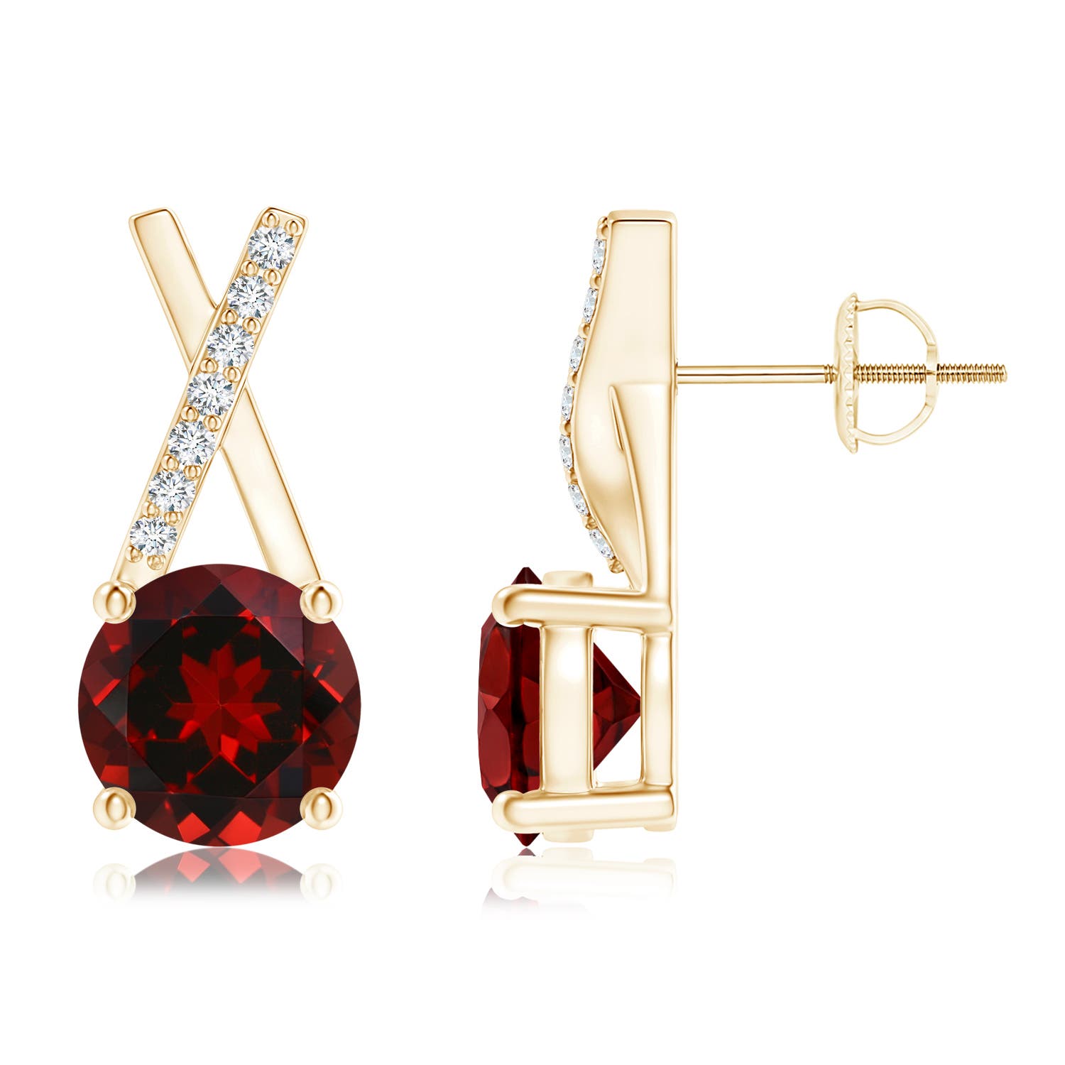 AAAA - Garnet / 2.07 CT / 14 KT Yellow Gold